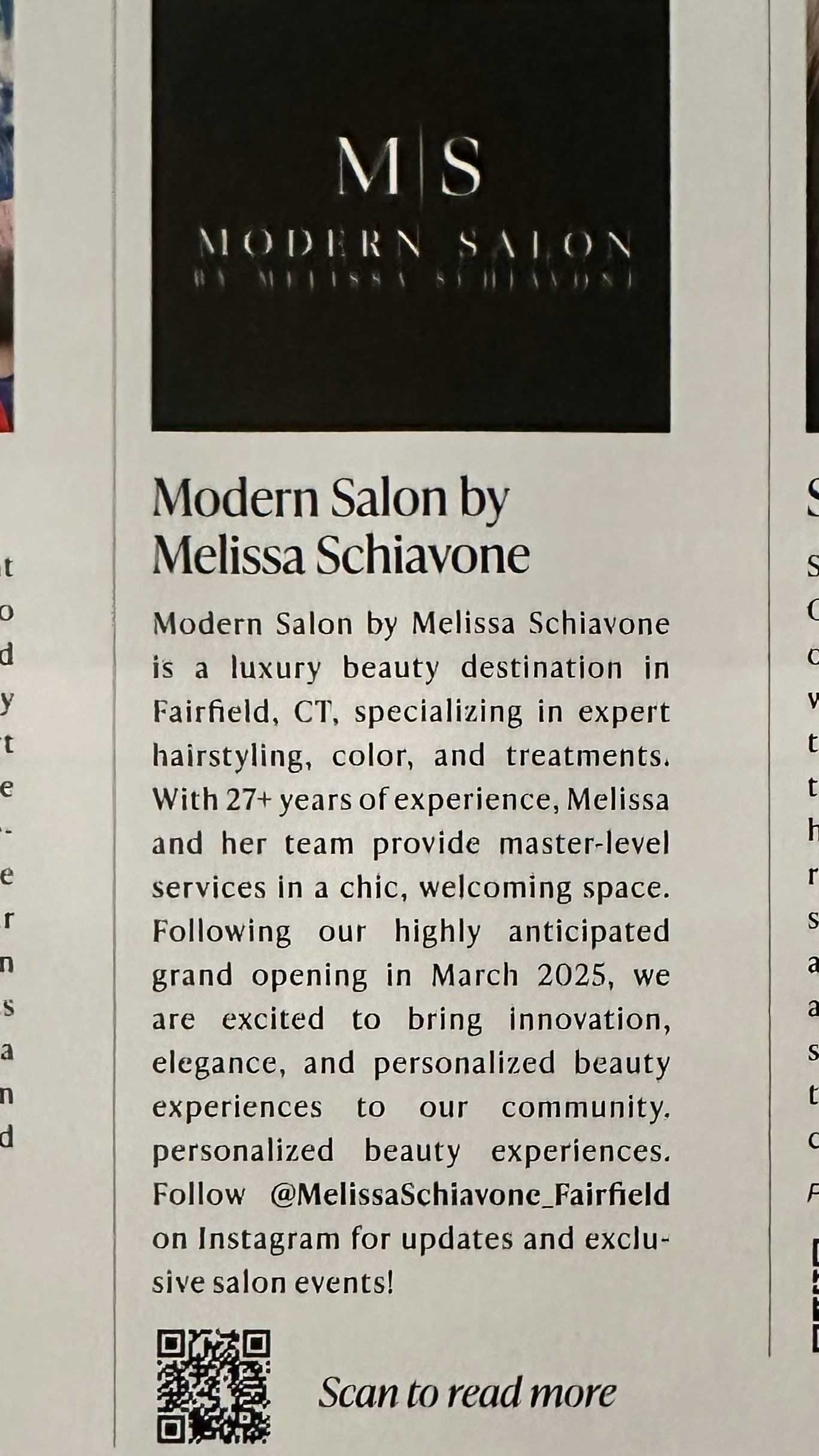 Modern Salon by Melissa Schiavone offers expert beauty services in Fairfield, CT.